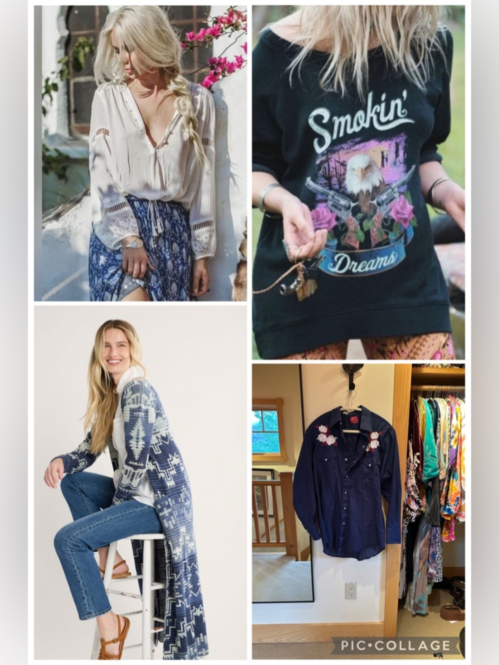 Chasing Unicorns, Spell, Free People and more boho style listings 🔮✨🌈🦄